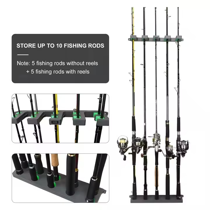 fishing rod rack