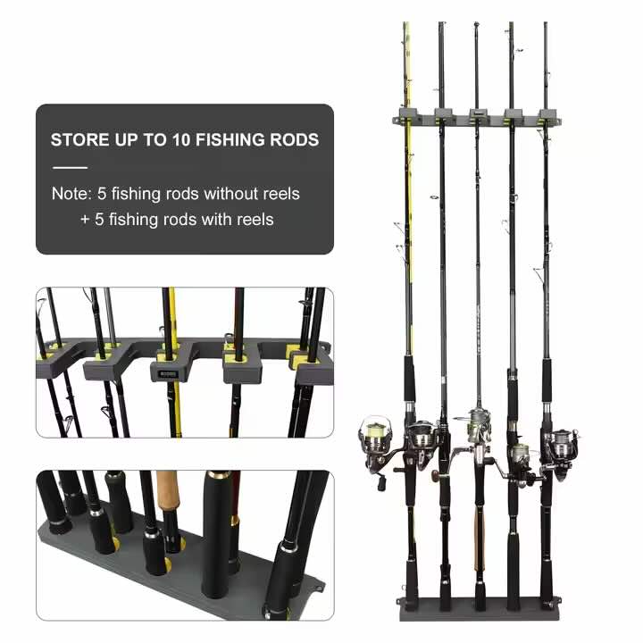fishing rod rack